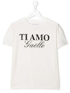 Gaelle Paris Kids футболка Ti Amo Gaelle с круглым вырезом