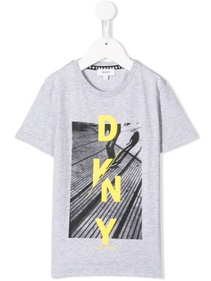 Dkny Kids футболка с фотопринтом