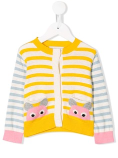 Stella McCartney Kids кардиган с контрастным полосками
