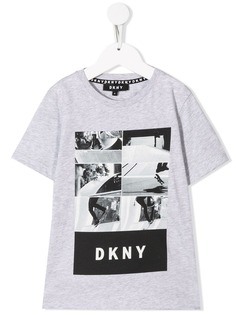 Dkny Kids футболка с графичным принтом
