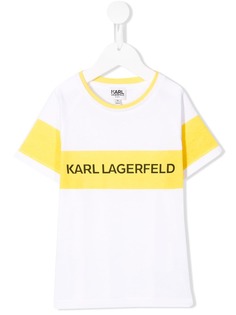 Karl Lagerfeld Kids футболка с логотипом
