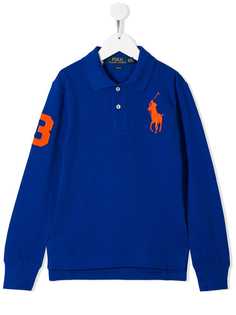 Ralph Lauren Kids рубашка-поло с вышитым логотипом