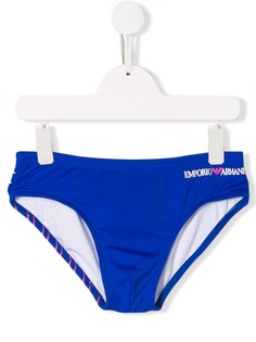 Emporio Armani Kids плавки-шорты с логотипом
