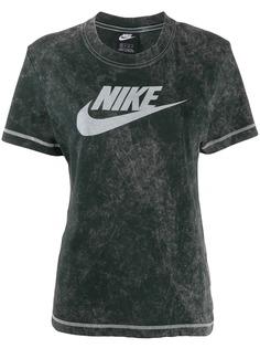 Nike футболка с контрастным логотипом