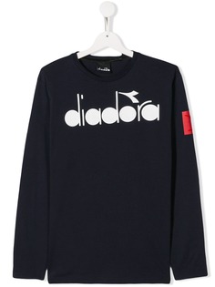 Diadora Junior топ с длинными рукавами и логотипом