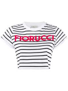 Fiorucci укороченная футболка с полосками