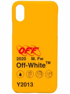 Off-White чехол для iPhone X с логотипом