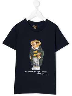 Ralph Lauren Kids футболка с принтом Polo Bear