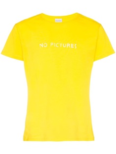 Nasaseasons футболка с вышивкой No Pictures