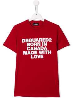 Dsquared2 Kids футболка с принтом