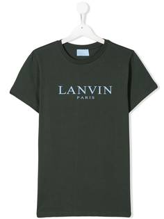 LANVIN Enfant футболка с логотипом
