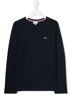 Lacoste Kids джемпер с вышитым логотипом