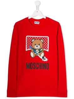 Moschino Kids толстовка с логотипом