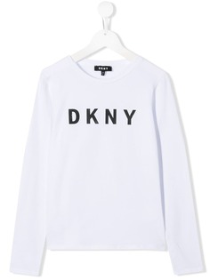 Dkny Kids топ джерси с логотипом