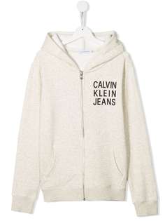 Calvin Klein Kids худи на молнии с логотипом