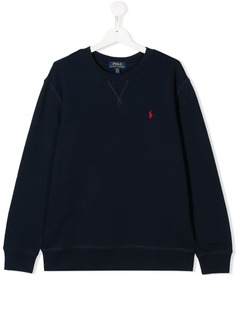 Ralph Lauren Kids свитер с вышитым логотипом
