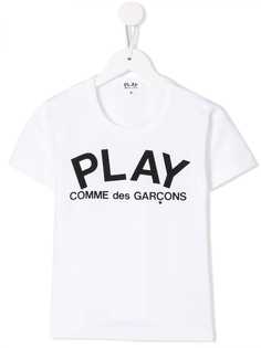 Comme Des Garçons Play Kids футболка с логотипом