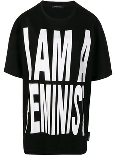 Marlies Dekkers футболка оверсайз с надписью I Am a Feminist