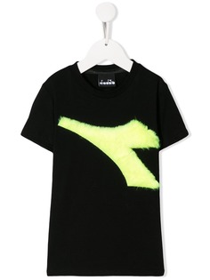 Diadora Junior футболка с фактурным логотипом