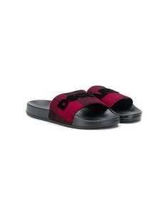Dsquared2 Kids шлепанцы с логотипом