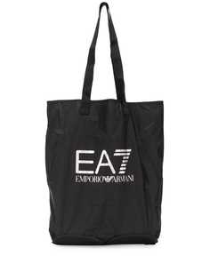 Ea7 Emporio Armani сумка-шопер с логотипом
