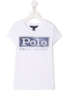 Ralph Lauren Kids футболка с логотипом Polo