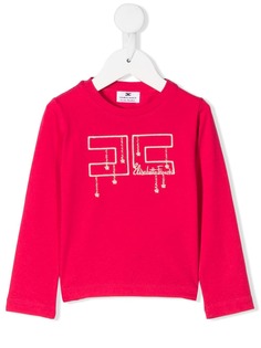 Elisabetta Franchi La Mia Bambina футболка с логотипом