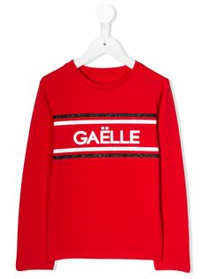 Gaelle Paris Kids топ с логотипом