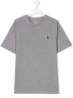 Ralph Lauren Kids футболка с вышитым логотипом