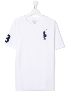 Ralph Lauren Kids футболка с вышивкой