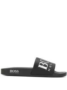 Boss Hugo Boss шлепанцы с логотипом