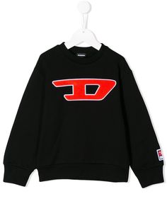 Diesel Kids свитер с вышитым логотипом
