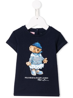Ralph Lauren Kids футболка с принтом Polo Bear