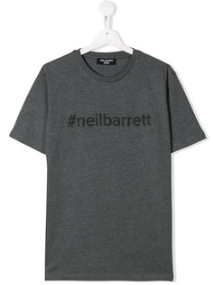 Neil Barrett Kids футболка с логотипом