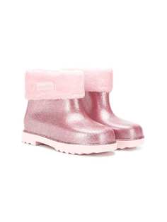 Mini Melissa низкие сапоги с тисненым логотипом