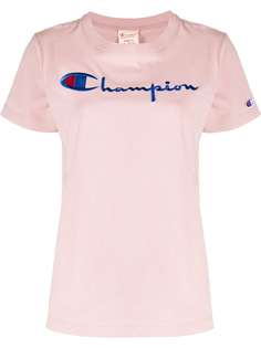 Champion футболка с вышитым логотипом