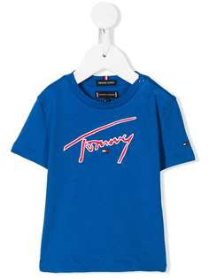 Tommy Hilfiger Junior футболка с логотипом Signature