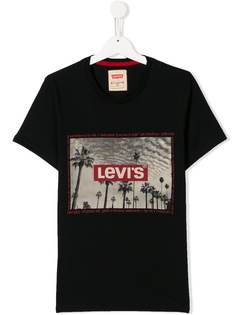 Levis Kids футболка с нашивкой-логотипом
