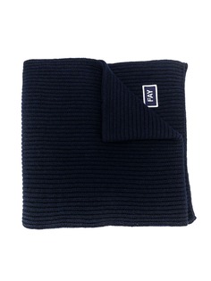 Fay Kids шарф с нашивкой-логотипом