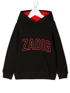 Zadig & Voltaire Kids худи с логотипом