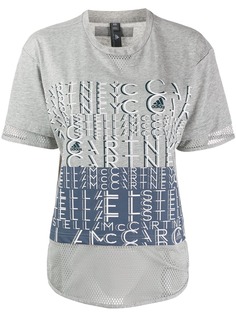 adidas by Stella McCartney футболка с логотипом и короткими рукавами