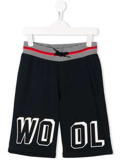 Woolrich Kids спортивные брюки с логотипом