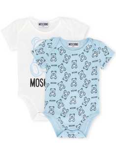 Moschino Kids комплект из двух боди с логотипом