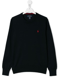 Ralph Lauren Kids свитер с круглым вырезом