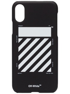 Off-White чехол для iPhone X с логотипом