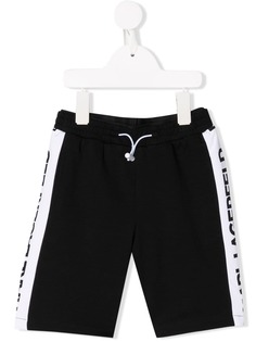 Karl Lagerfeld Kids спортивные шорты с логотипом