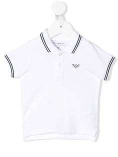 Emporio Armani Kids рубашка-поло с полосками