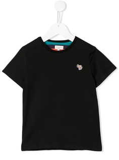 Paul Smith Junior футболка с вышитым логотипом