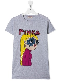 Pinko Kids футболка с логотипом