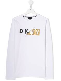 Dkny Kids футболка с логотипом